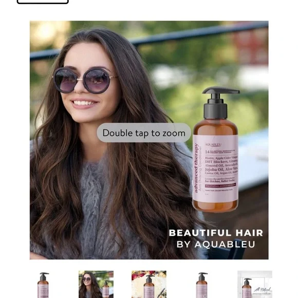 NEW Aquableu Advanced Therapy Anti-Thinning Conditioner – All-Natural - Picture 3 of 6